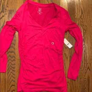 Hot pink long sleeve shirt